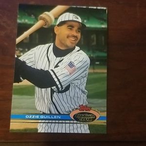 Ozzie Guillen 1991 topps stadium club card